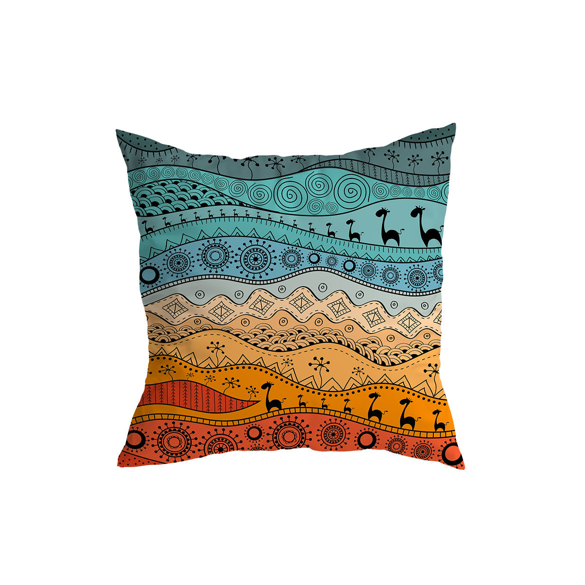 Lively Multicolored Cushion Covers Vigorous