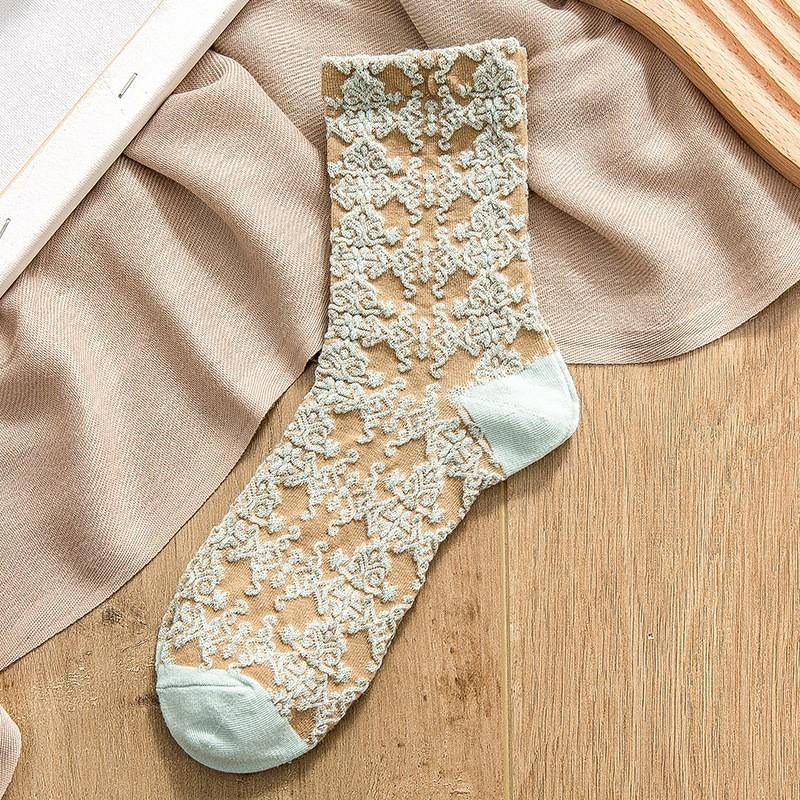 Women's Cute Floral Socks