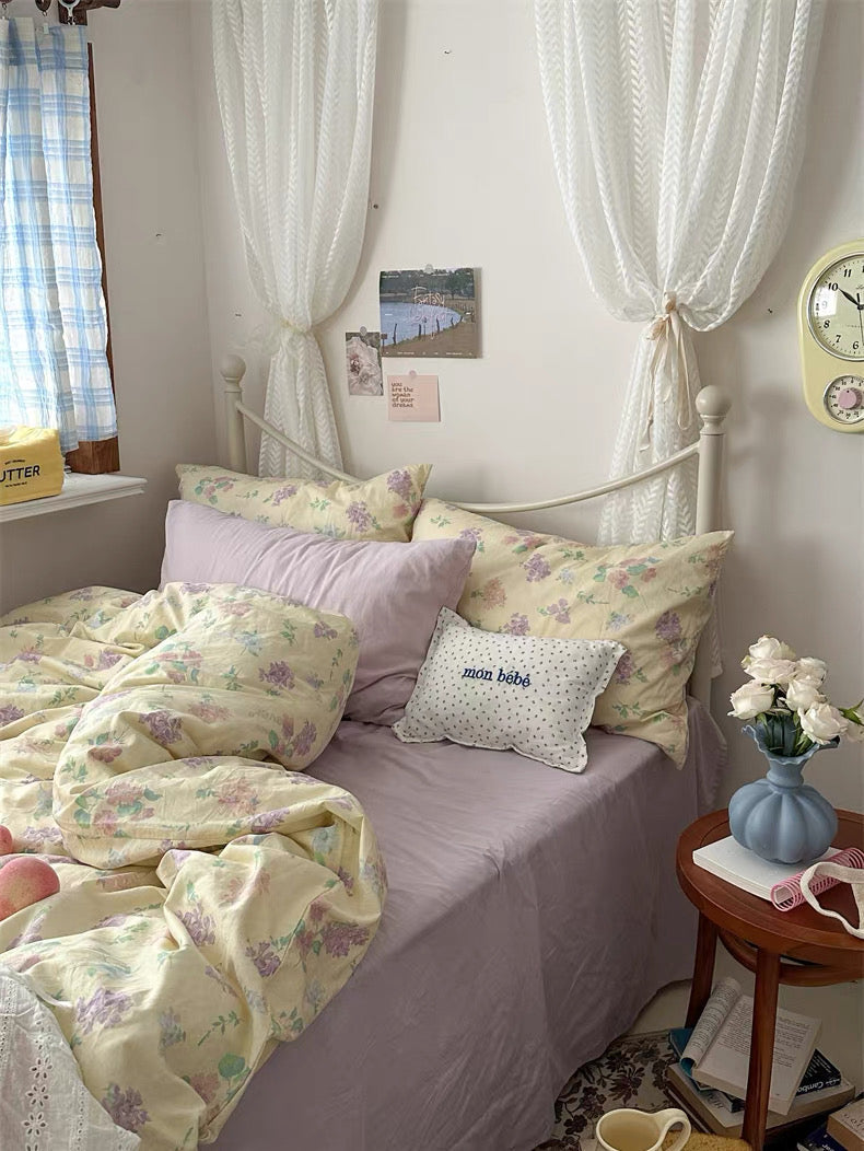 Grandmillennial Aesthetic Floral Duvet Cover Set