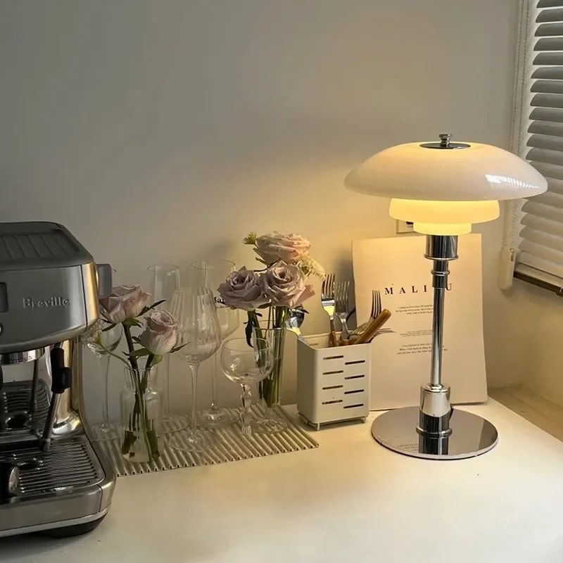 Bauhaus Orange Lamp