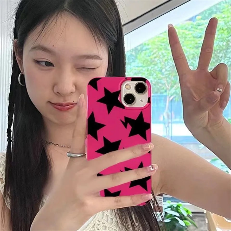 Pink Korean iPhone Case