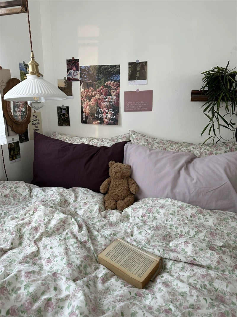 Shabby Chic Floral Duvet Cover Set