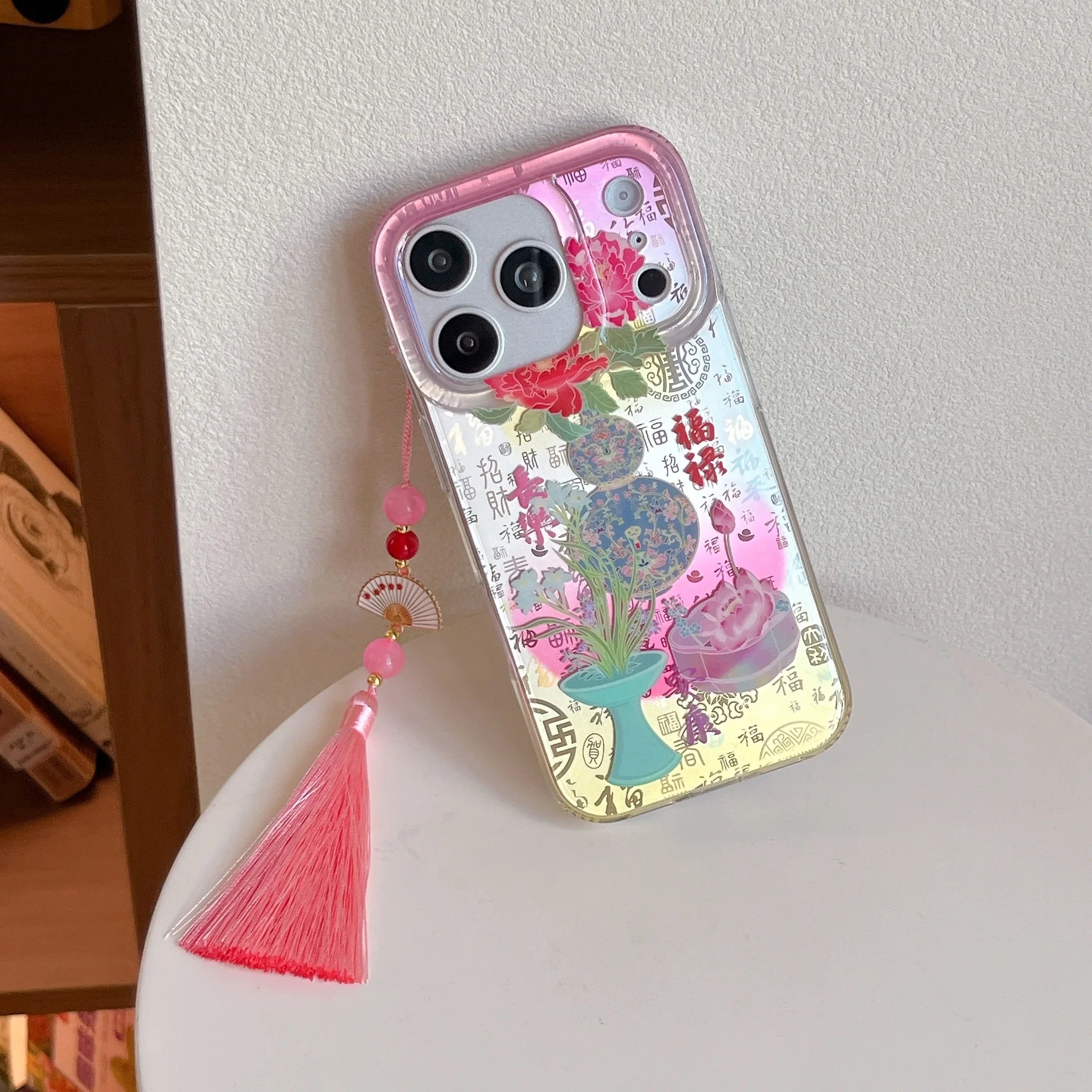 Asian Aesthetic Floral iPhone Case