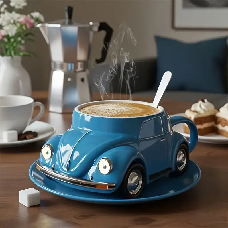 VolksMug™ – Retro Vintage Coffee Mug Blue