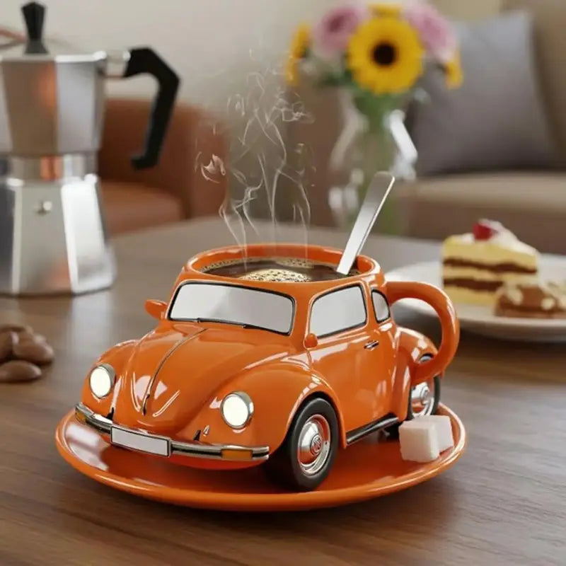 VolksMug™ – Retro Vintage Coffee Mug Orange