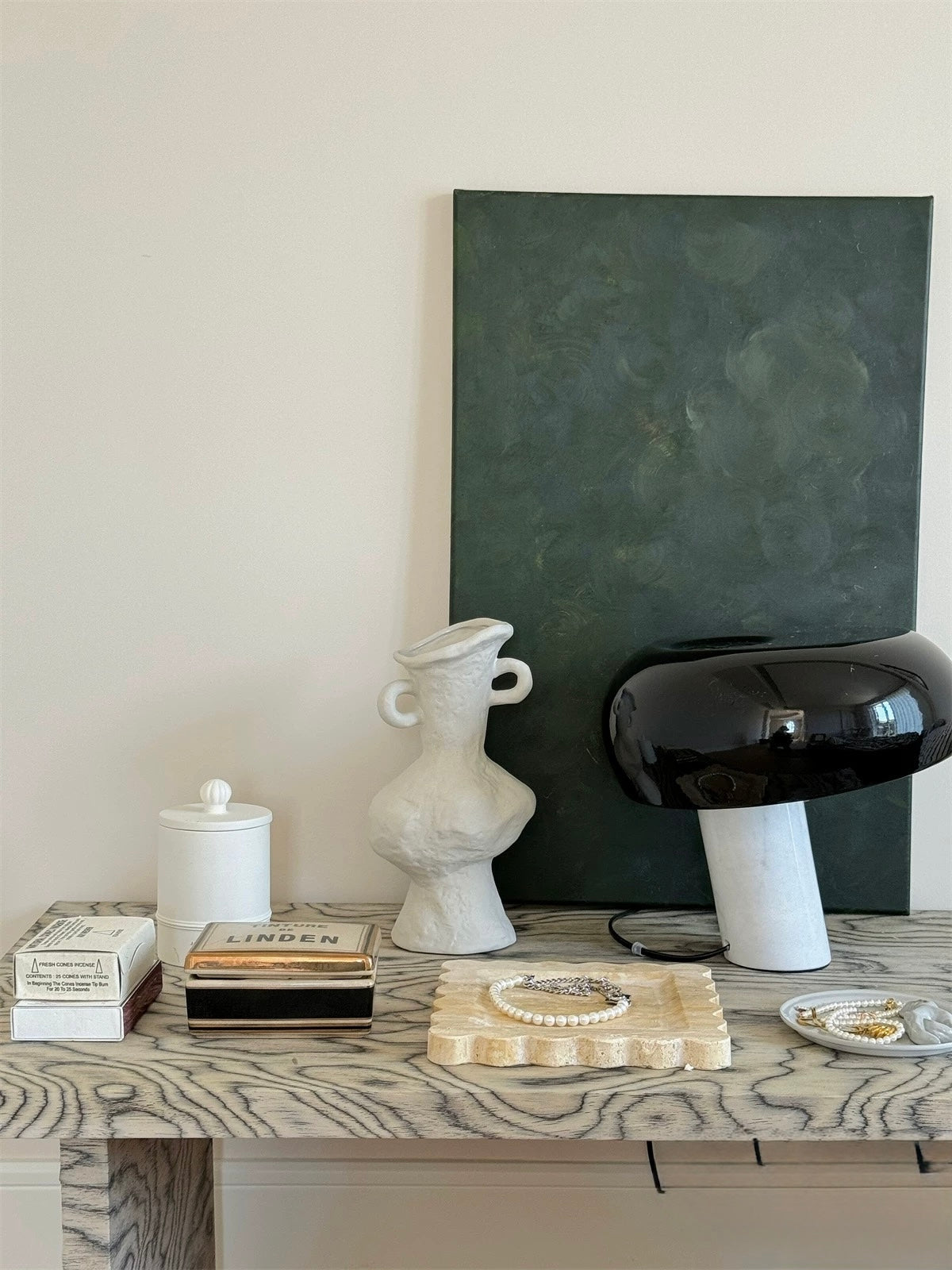 Japandi Minimalist Ceramic White Vase