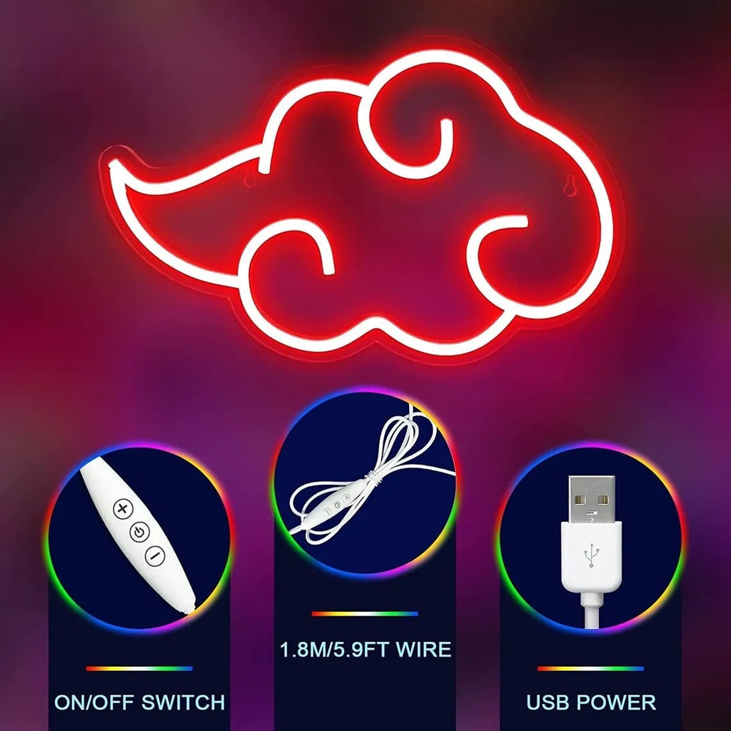 Red Cloud Neon Sign