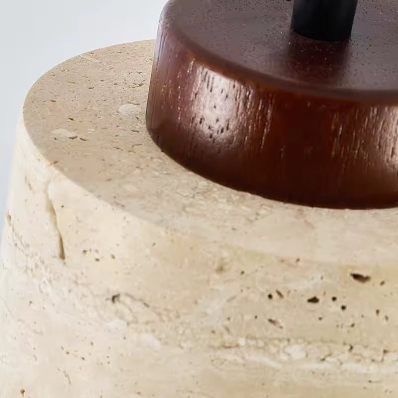 Japandi Textured Pendant Light