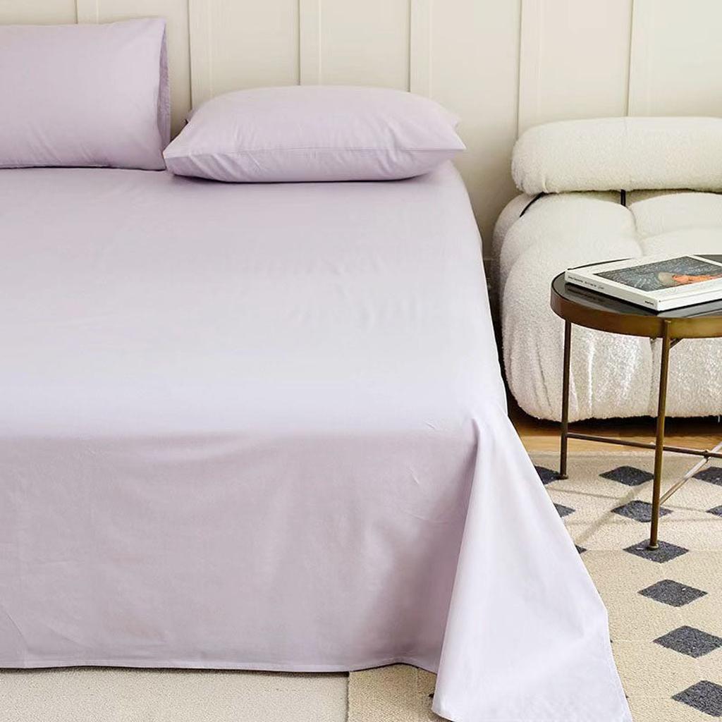 Washed Cotton Sheet Set - 14 colors Light Purple