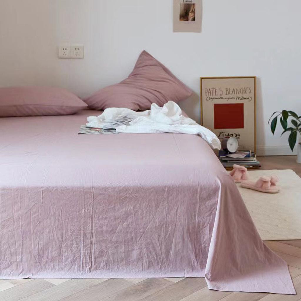 Washed Cotton Sheet Set - 14 colors Mauve Purple