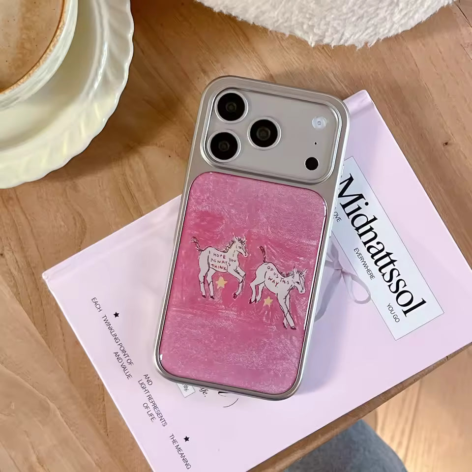 Horse Girl Aesthetic iPhone Case
