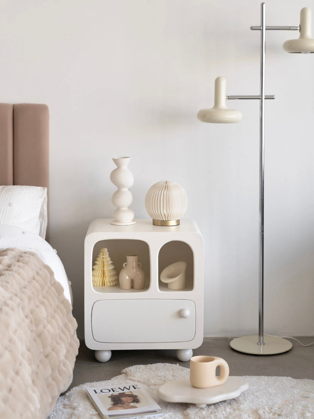Pastel Arched Nightstand