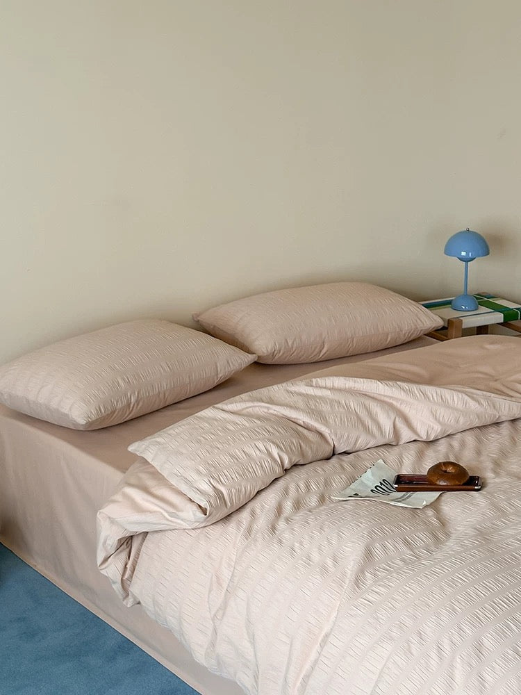 Bubble Jacquard Duvet Cover Set