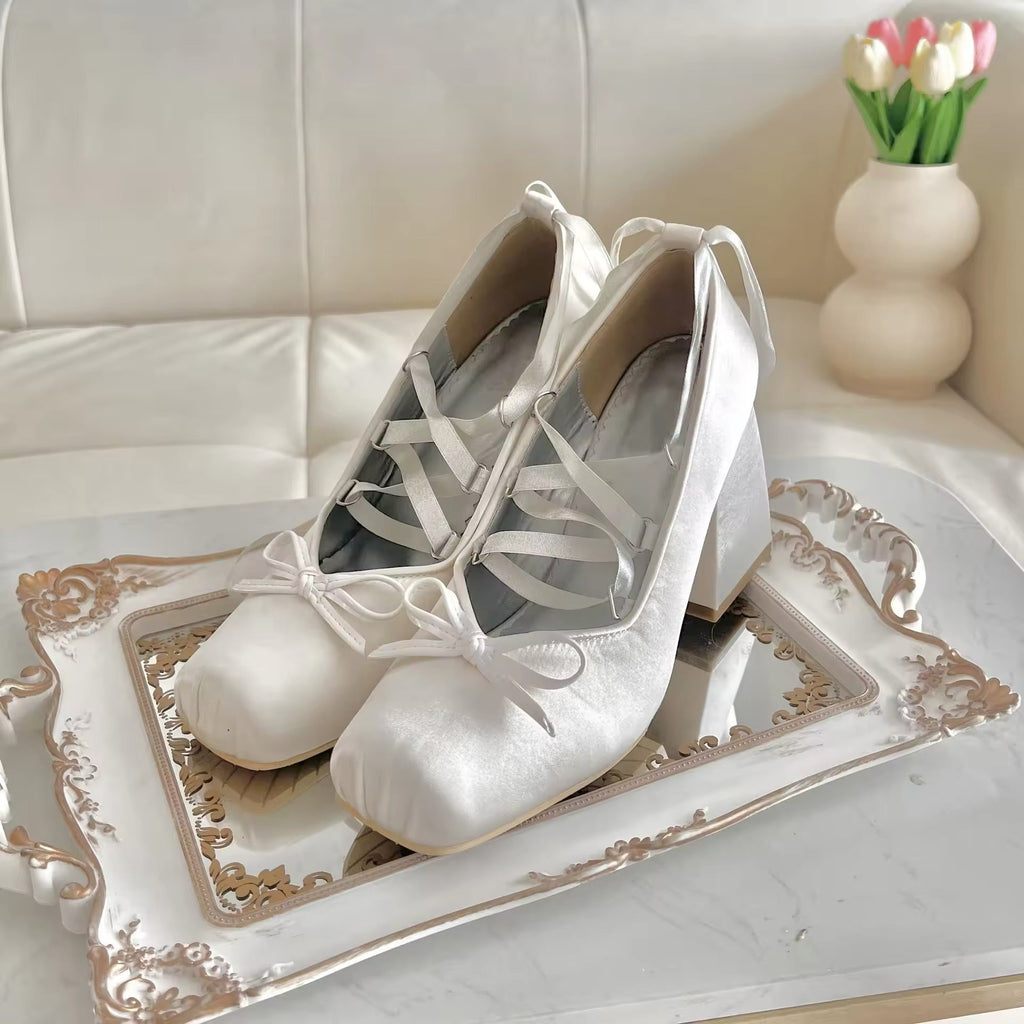 Chunky Heels Lolita Pumps