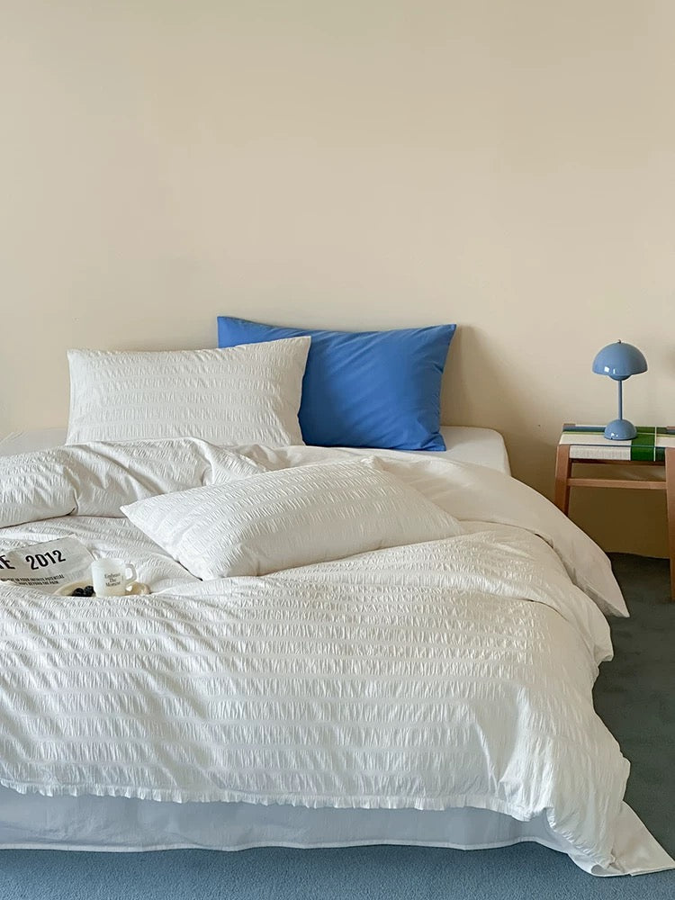 Bubble Jacquard Duvet Cover Set