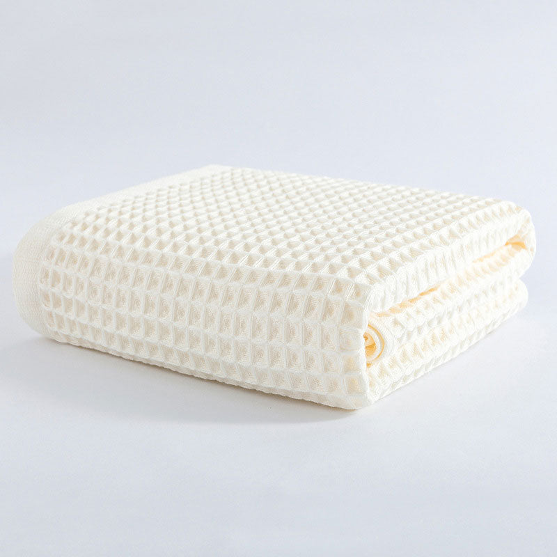 Cotton Waffle Bath Towel - Japanese Design