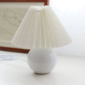 Pleated Bedside Lamp