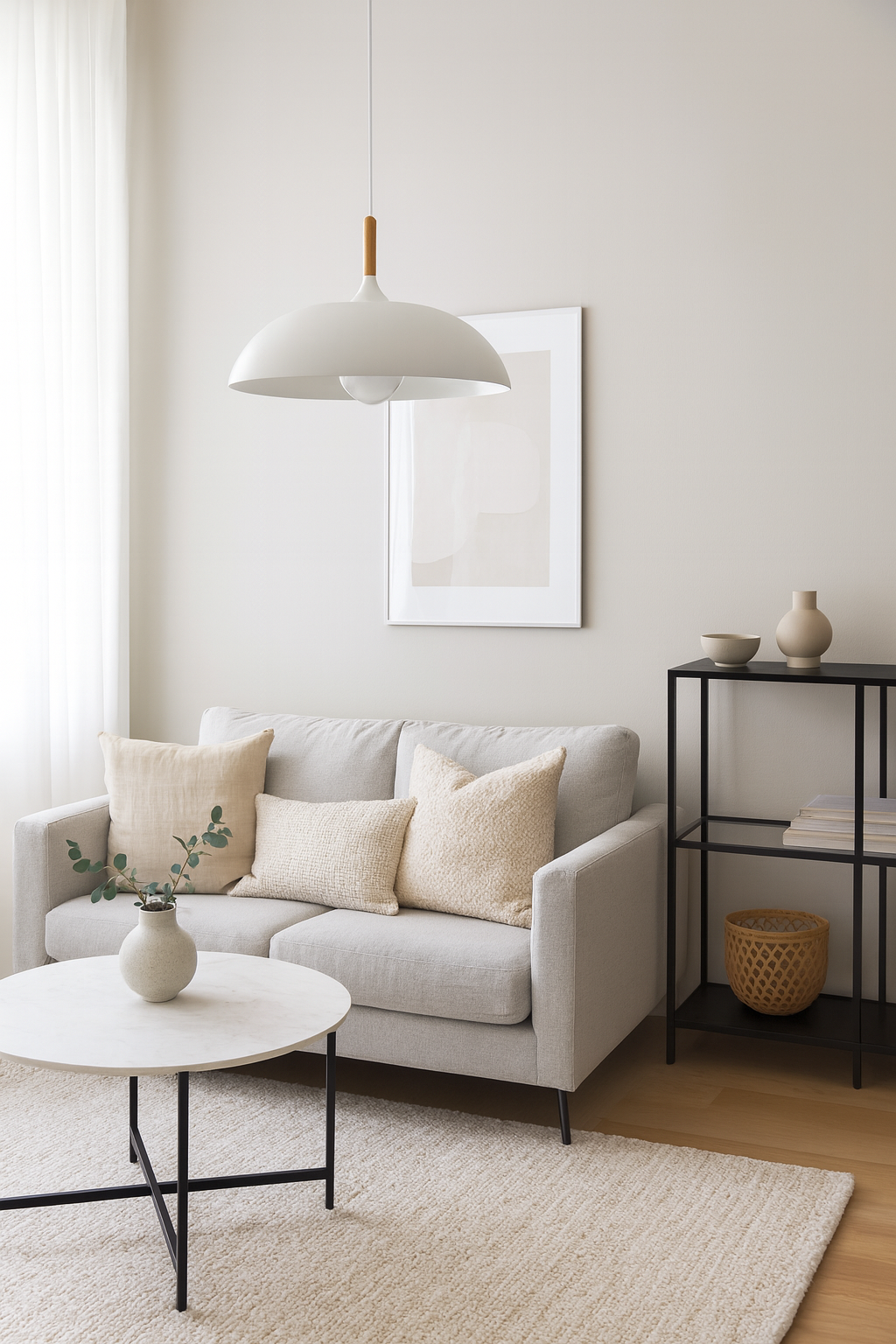 Soft Pastel Pendant Light