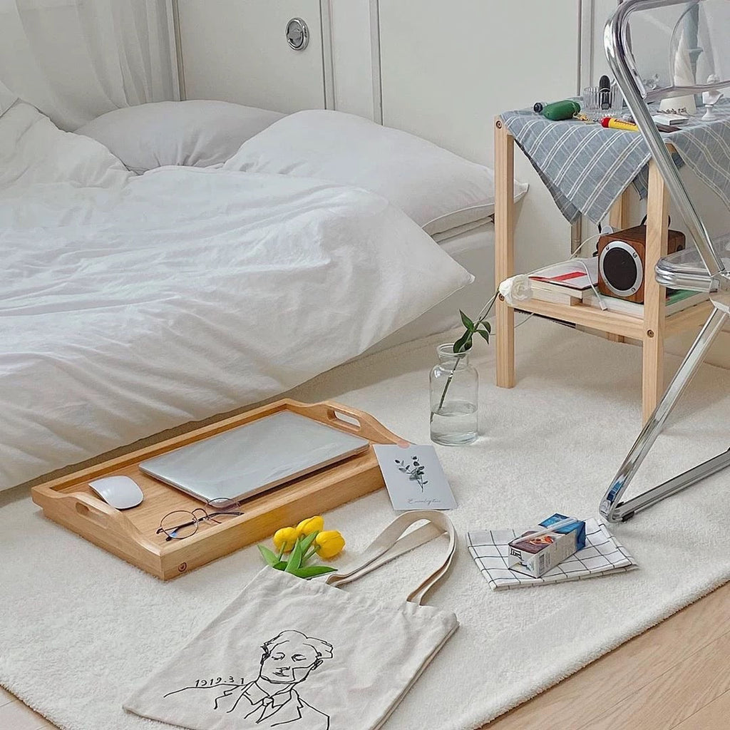 Wood Bed Table