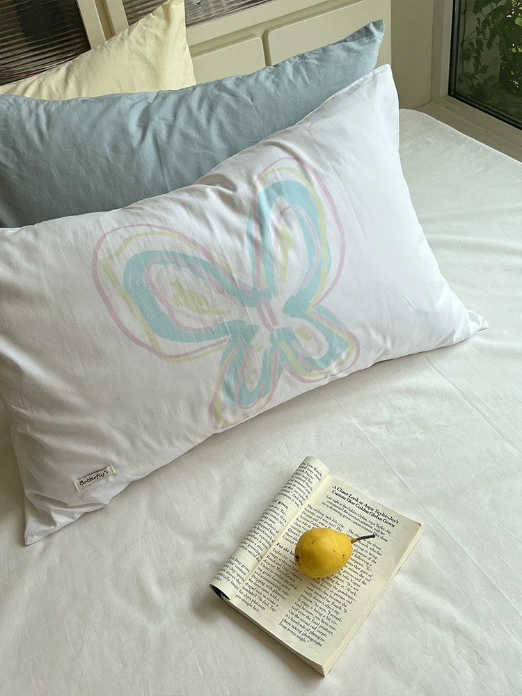 Pastel Butterfly Pillowcase