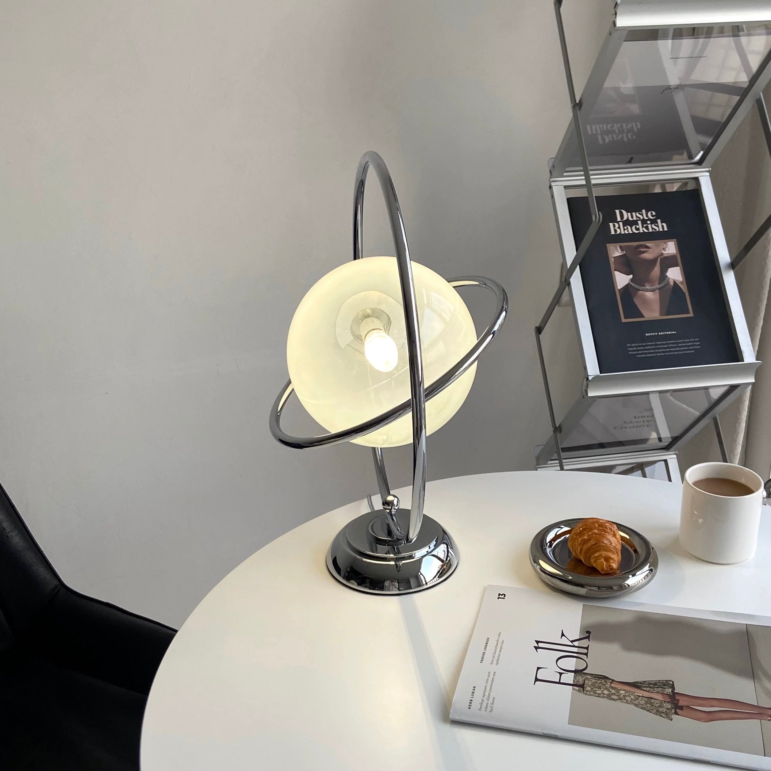 Bauhaus Chrome Orbit Table Lamp