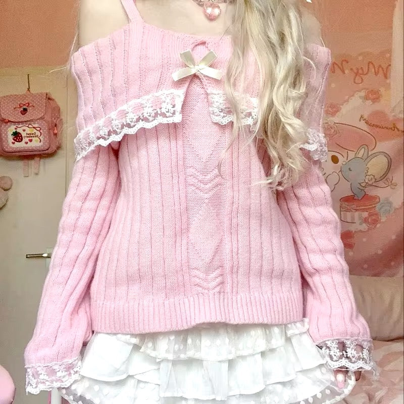 Coquette Pink Sweater