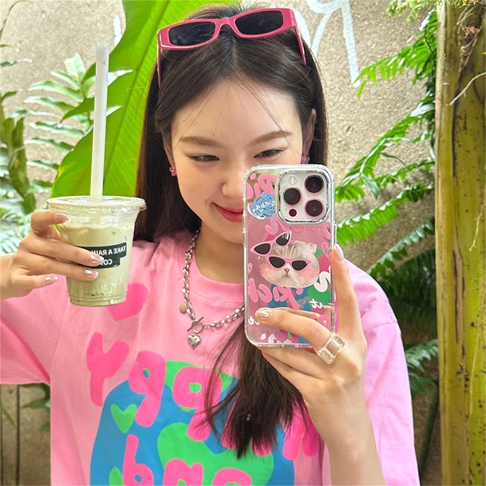 Cat Mirror iPhone Case