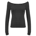 Grunge Striped Long Sleeve
