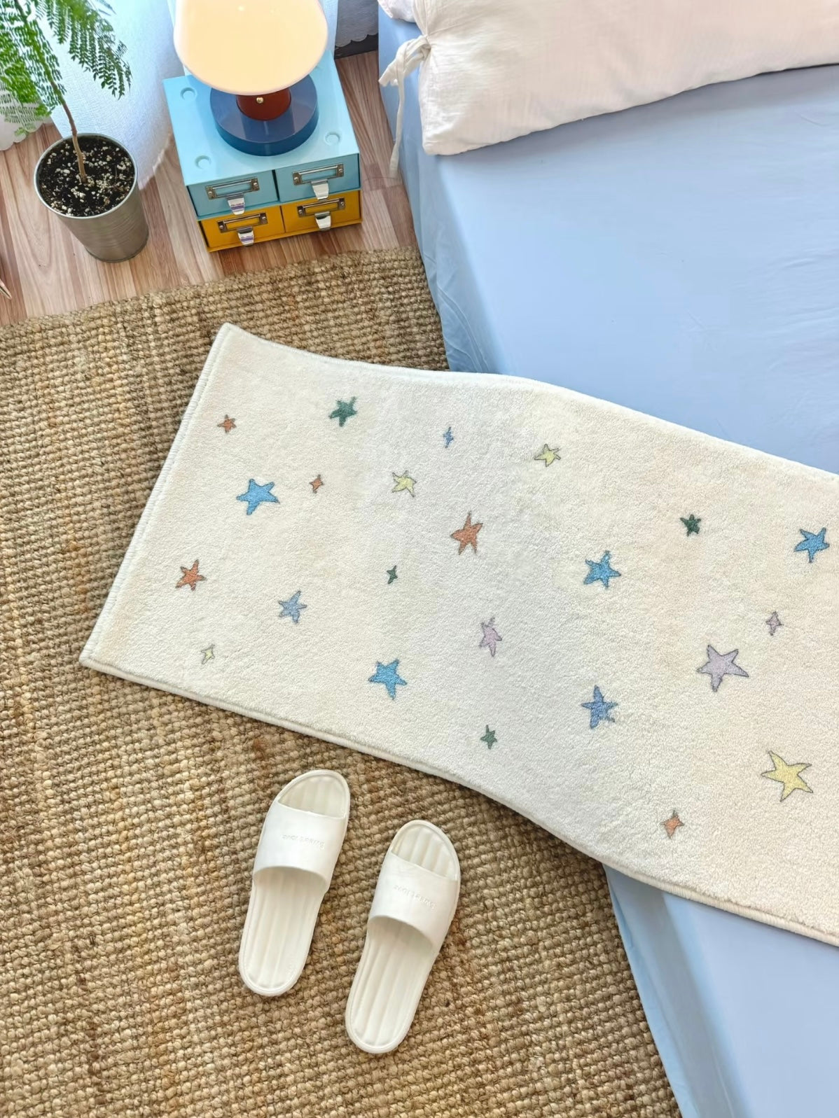 Y2K Pastel Star Rug