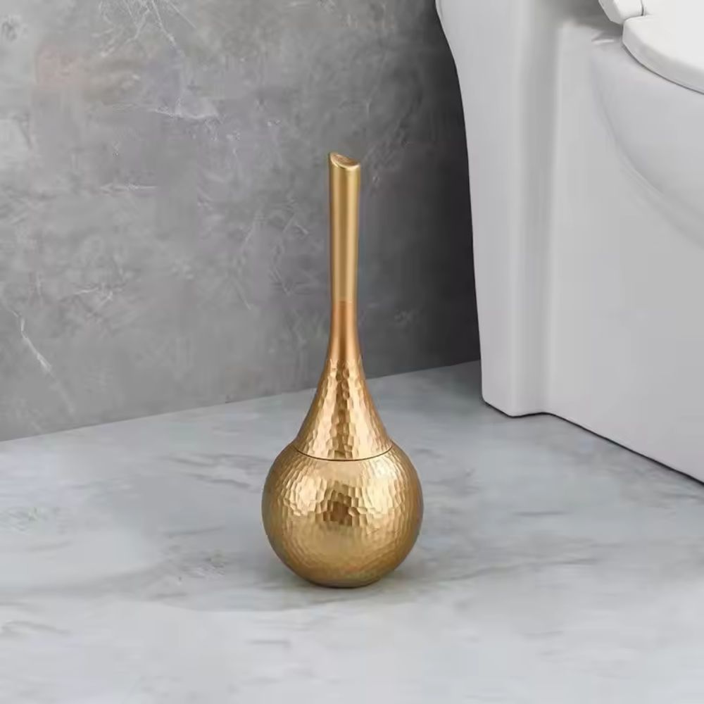 Imperial Gleam Toilet Brush Golden Elegance