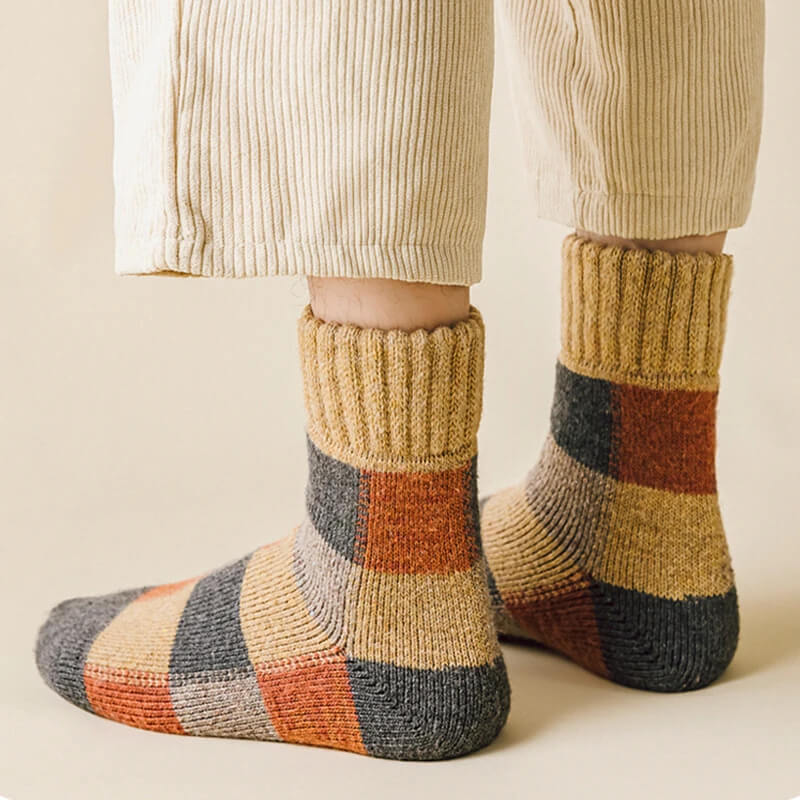 Men's Warm Wool Winter Socks 5-Pack