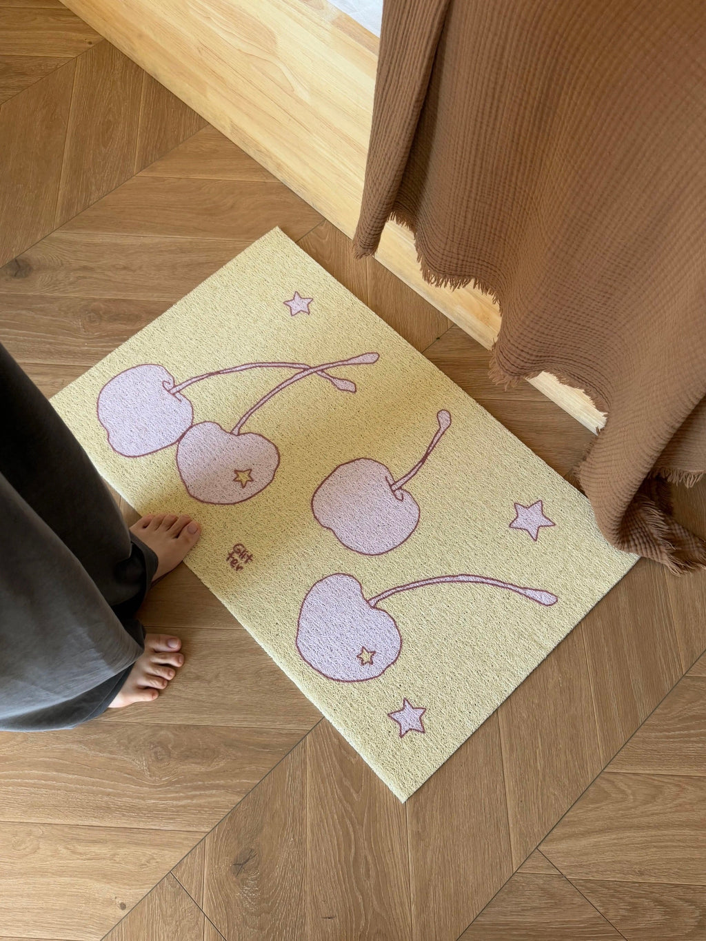 Cherry & Apple Fruit Rug