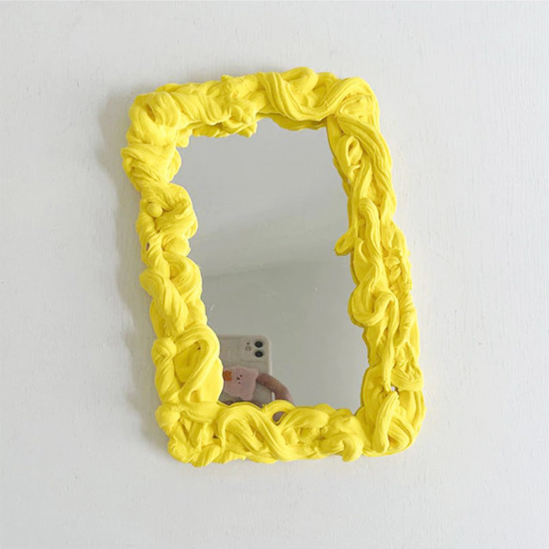 Aesthetic DIY Mirror Yellow